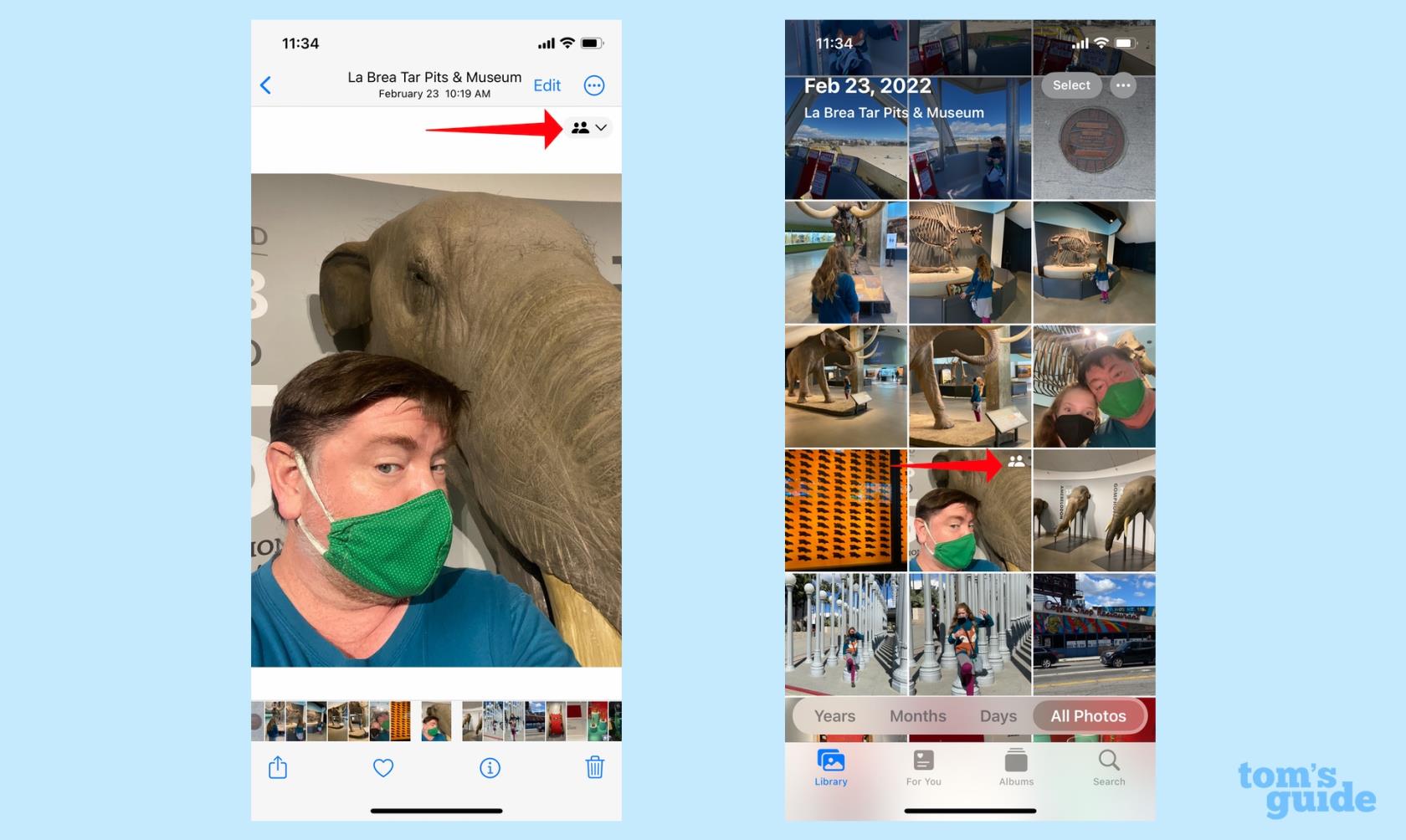Como salvar fotos na sua biblioteca de fotos compartilhadas do iCloud a partir do aplicativo Câmera do iPhone