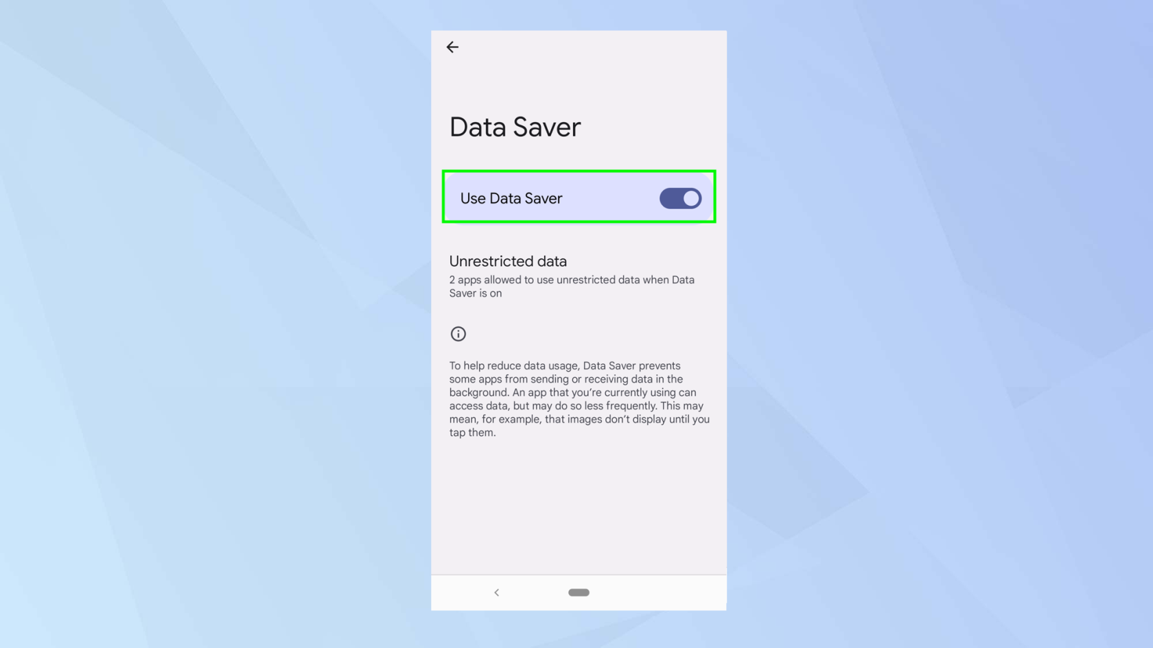 Como usar a configuração de economia de dados no Android para economizar dinheiro