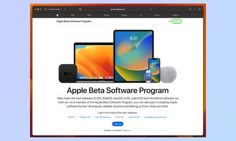 Como baixar o beta público do macOS Sonoma