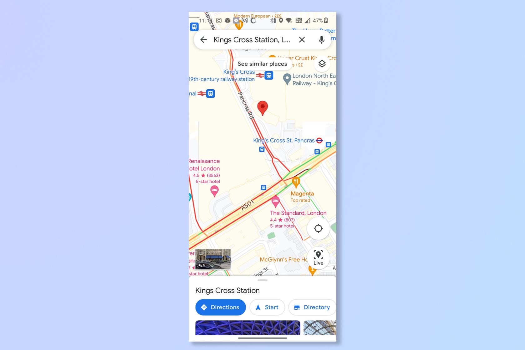 Como ver informações de trânsito no Google Maps