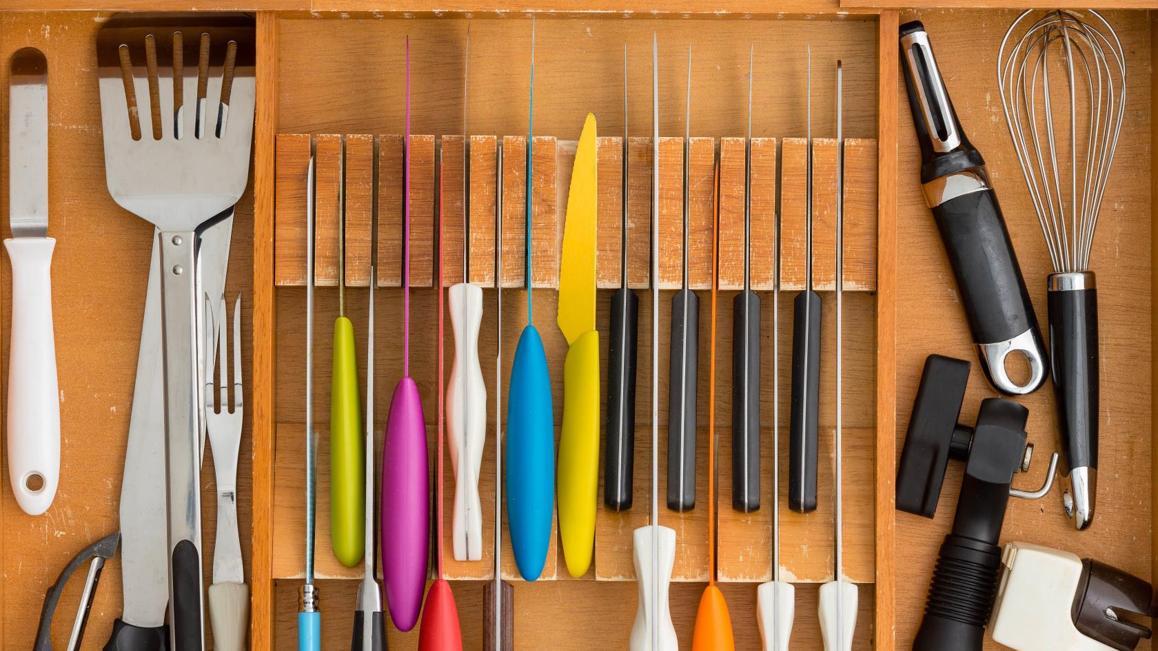 7 maneiras inteligentes de guardar facas de cozinha