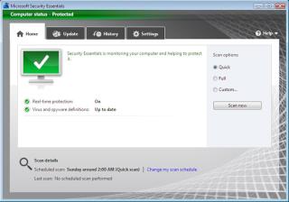 Microsoft Security Essentials Anti Spyware / Virus