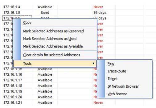 SolarWinds IP Address Tracker Miễn phí