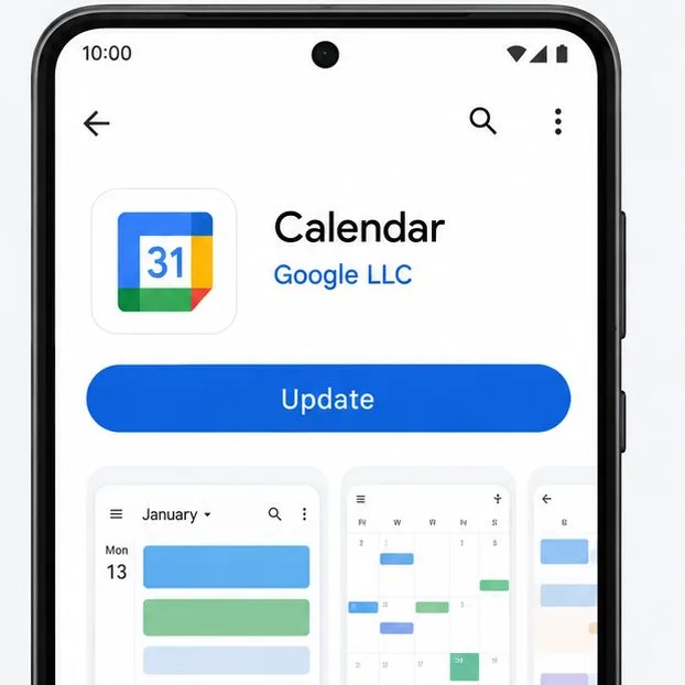 Android Calendar Storage and cache settings illustration showing separate Clear cache and Clear storage controls