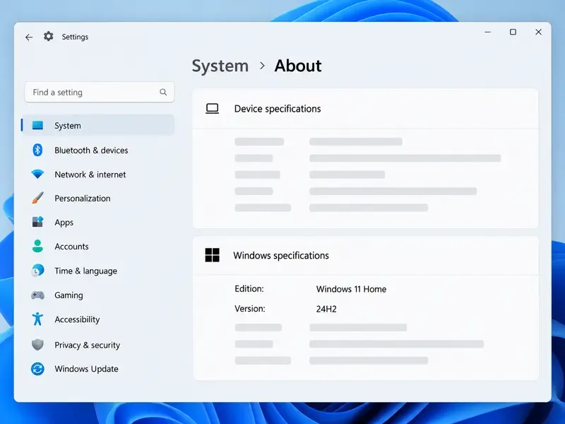 Windows 11 24H2 Famille et Pro : vérifier la fin du support du 13 octobre 2026